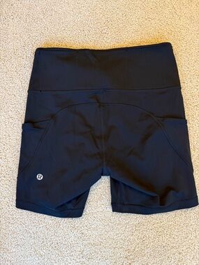 lululemon athletica Black Fast and Free Shorts with Pockets.